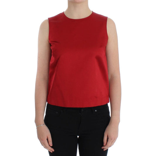 Red Silk Tank Top - coffeewithmee2