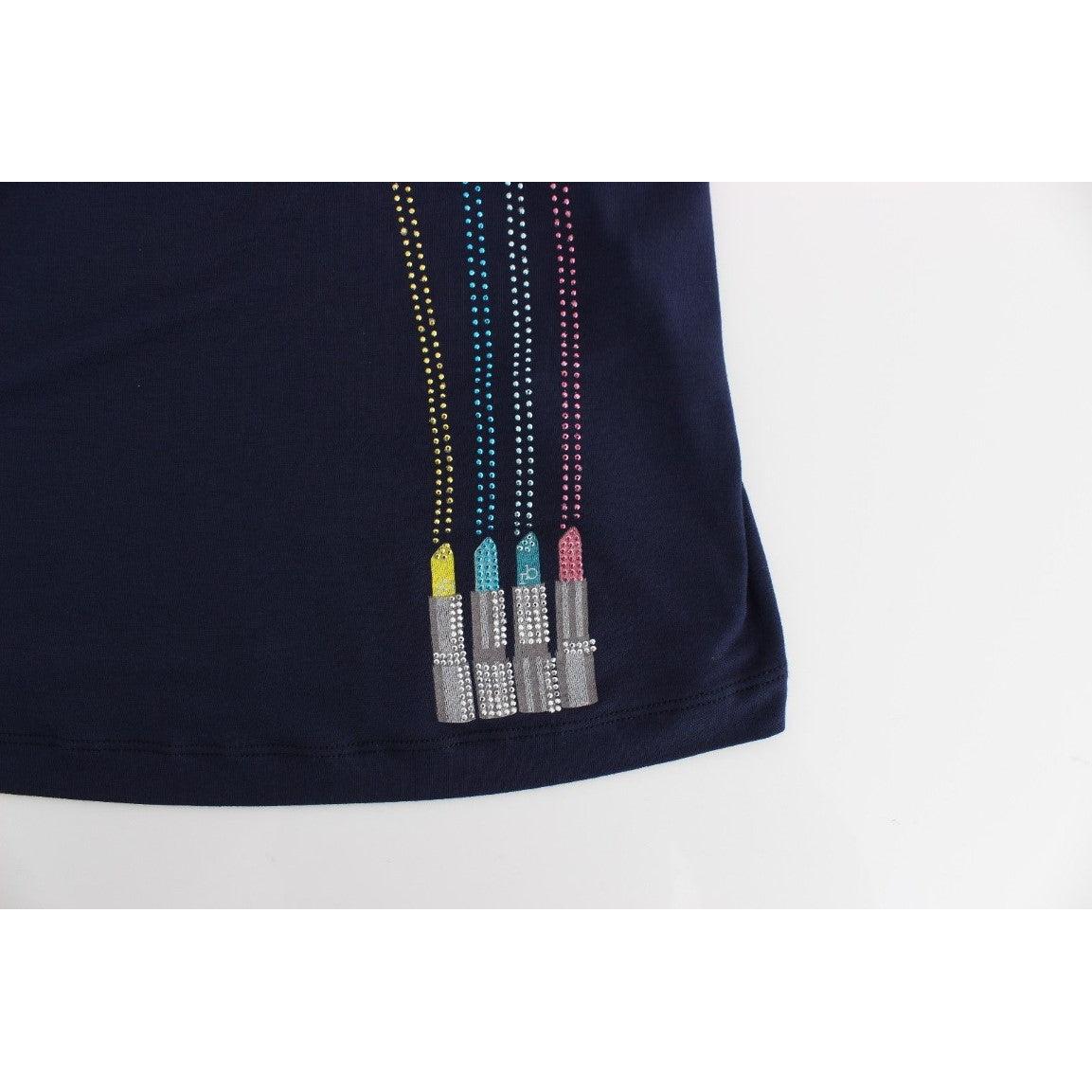 Blue embellished sheath dress - coffeewithmee2