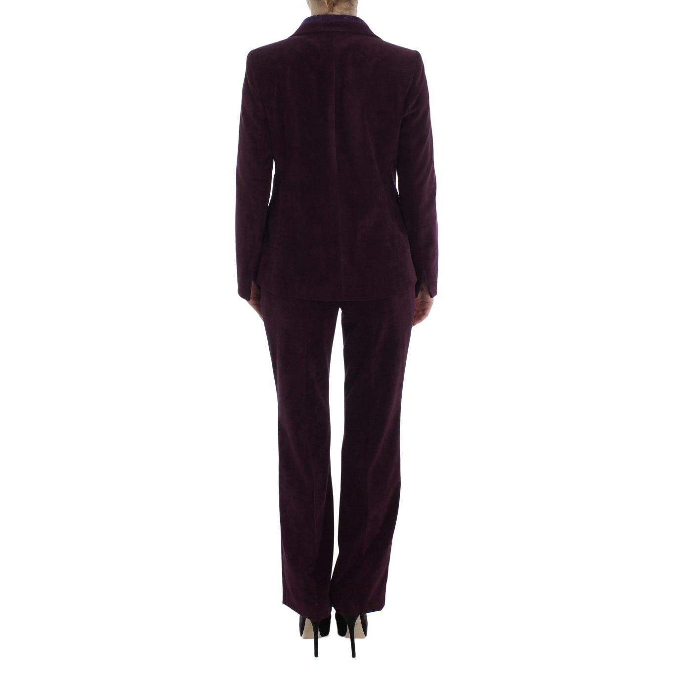 Purple Wool Suit T-Shirt Set - coffeewithmee2