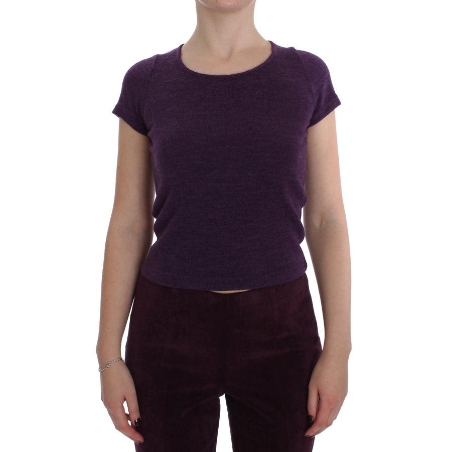 Purple Wool Suit T-Shirt Set - coffeewithmee2