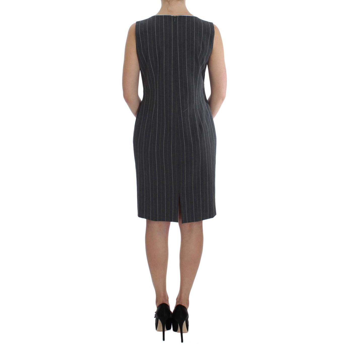 Gray Stretch Suit Sheath Dress & Blazer Set - coffeewithmee2