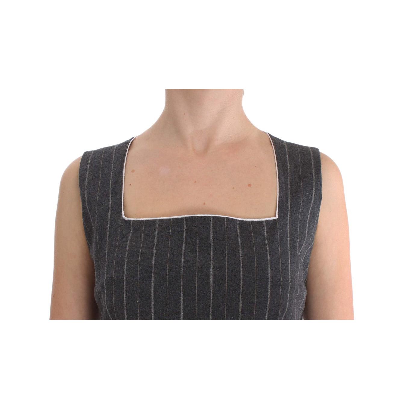 Gray Stretch Suit Sheath Dress & Blazer Set - coffeewithmee2