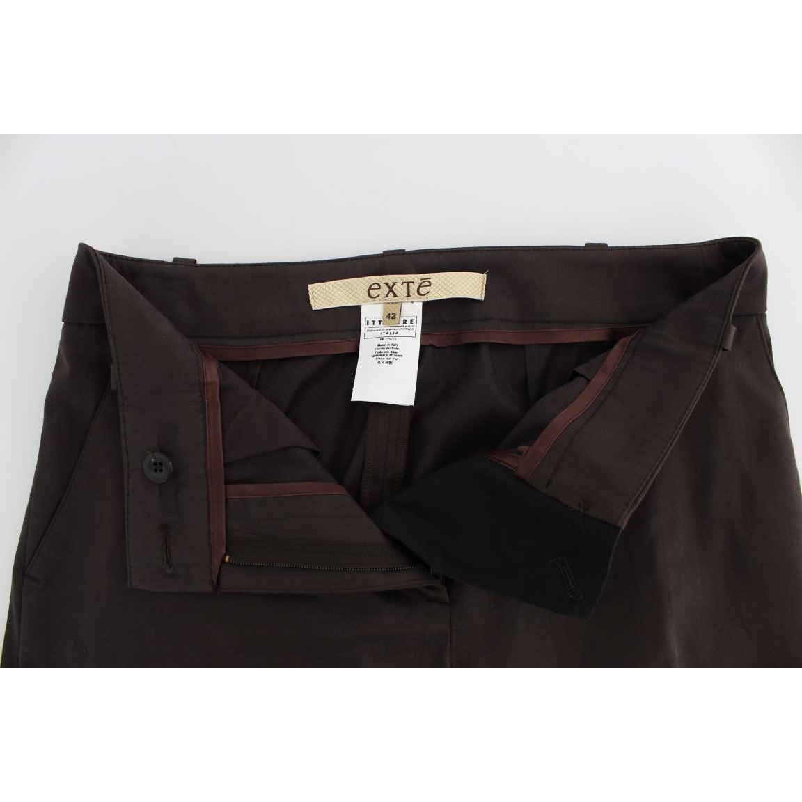 Brown Stretch Two Button Suit - coffeewithmee2