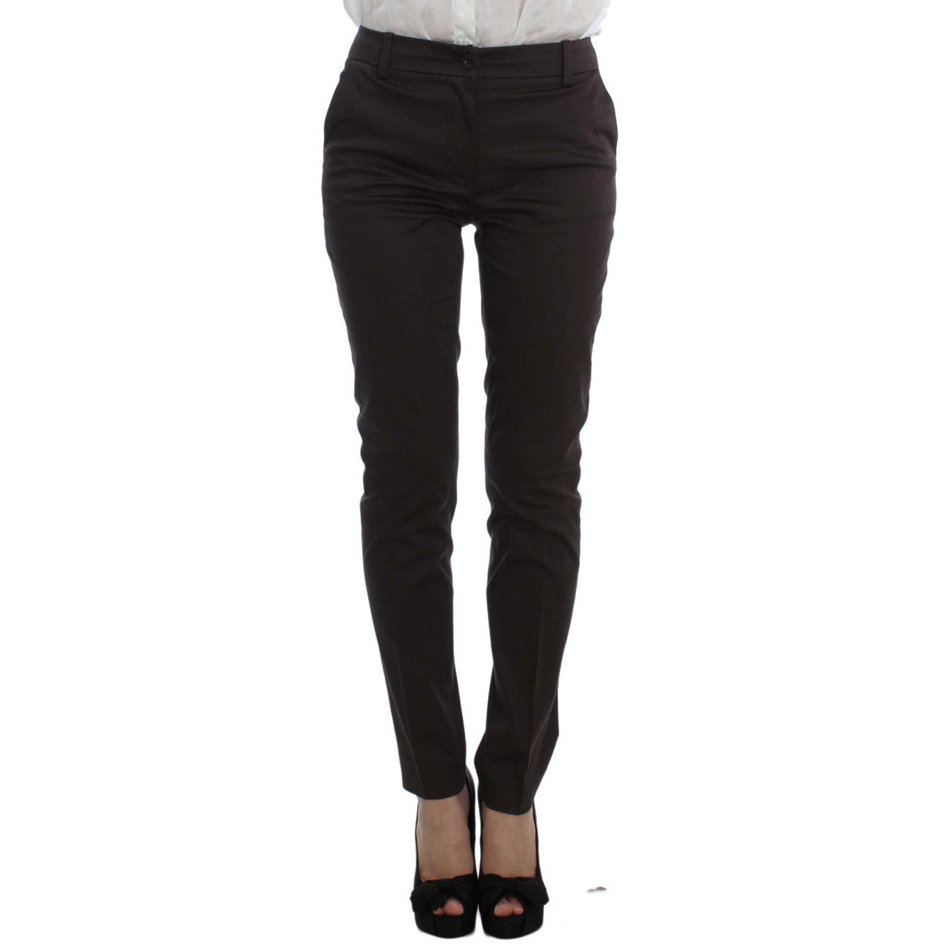 Brown Stretch Two Button Suit - coffeewithmee2