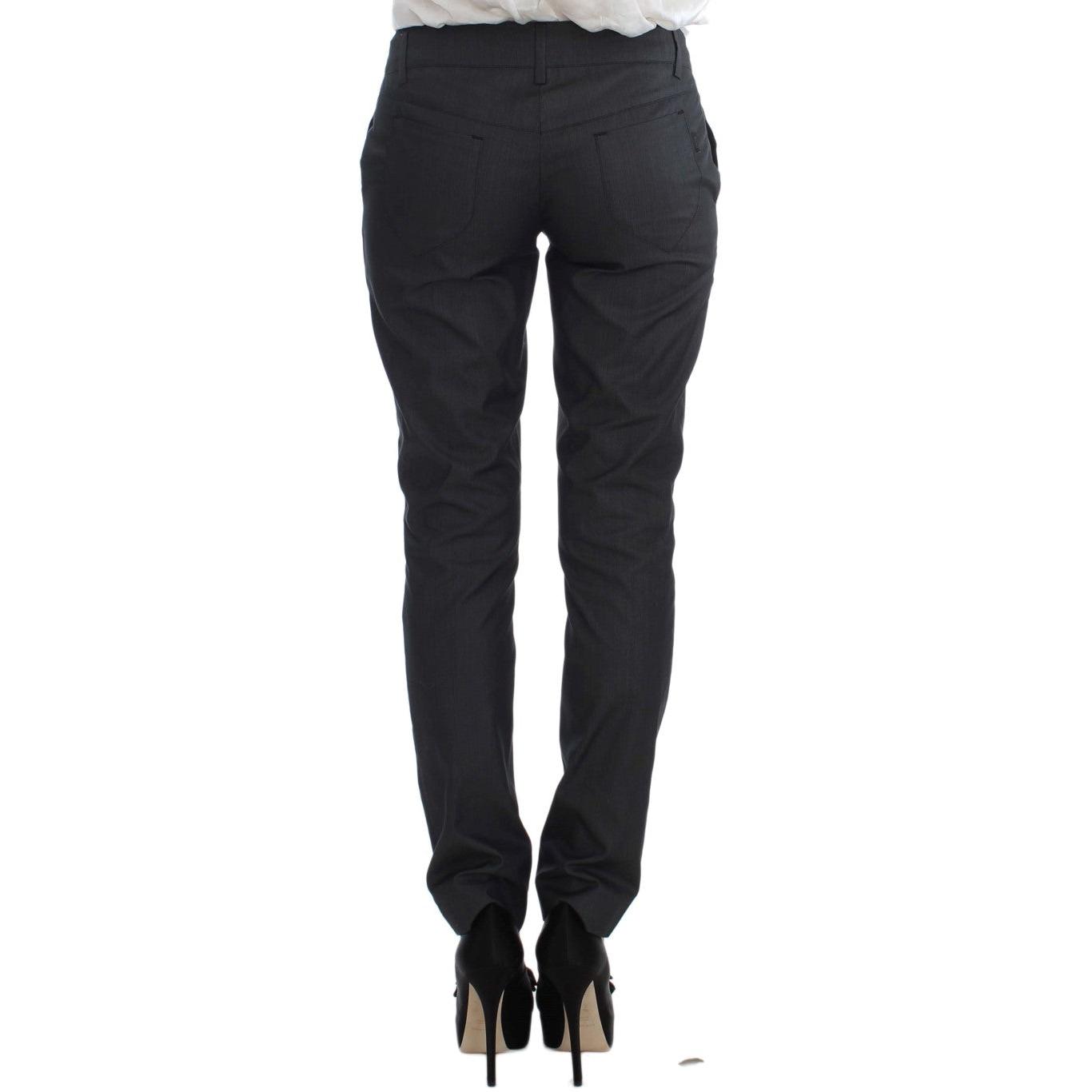 Gray One Button Two Piece Suit - coffeewithmee2