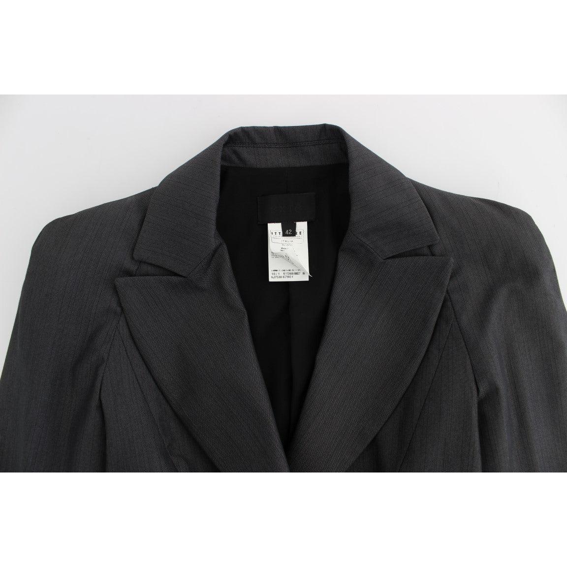 Gray One Button Two Piece Suit - coffeewithmee2