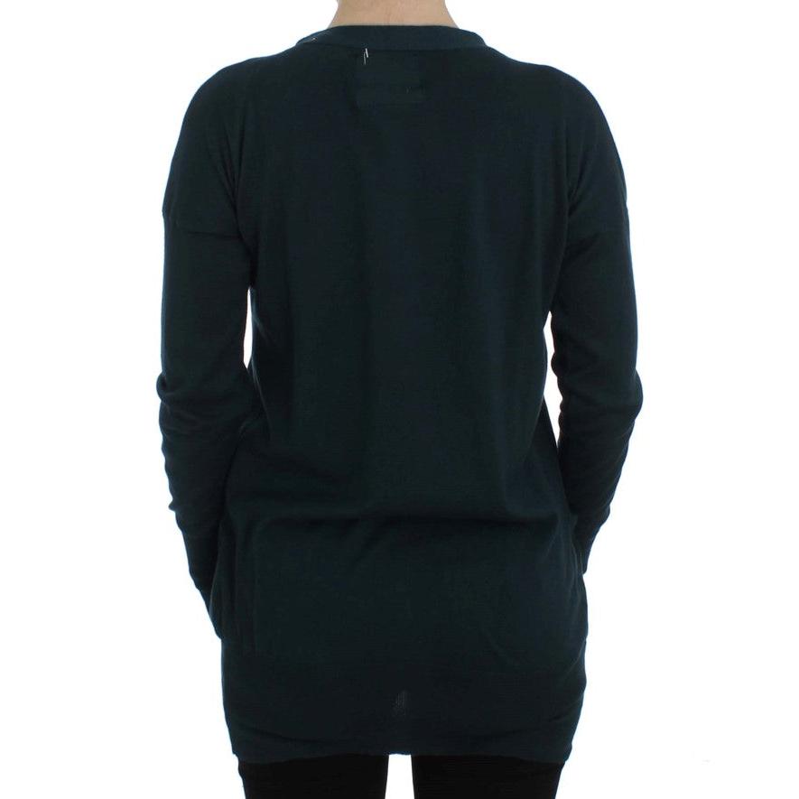 Green Button Down Cardigan Sweater - coffeewithmee2