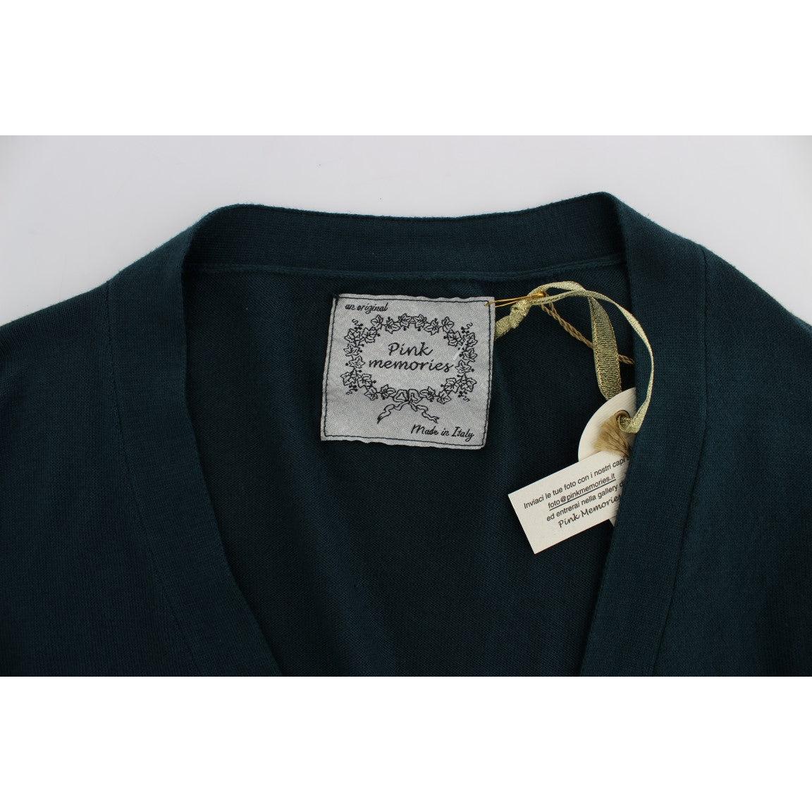 Green Button Down Cardigan Sweater - coffeewithmee2