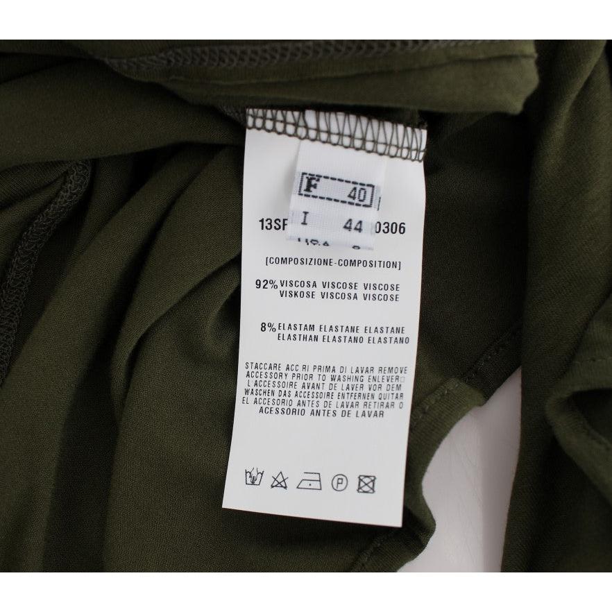 Green Mini Pencil Stretch Skirt - coffeewithmee2