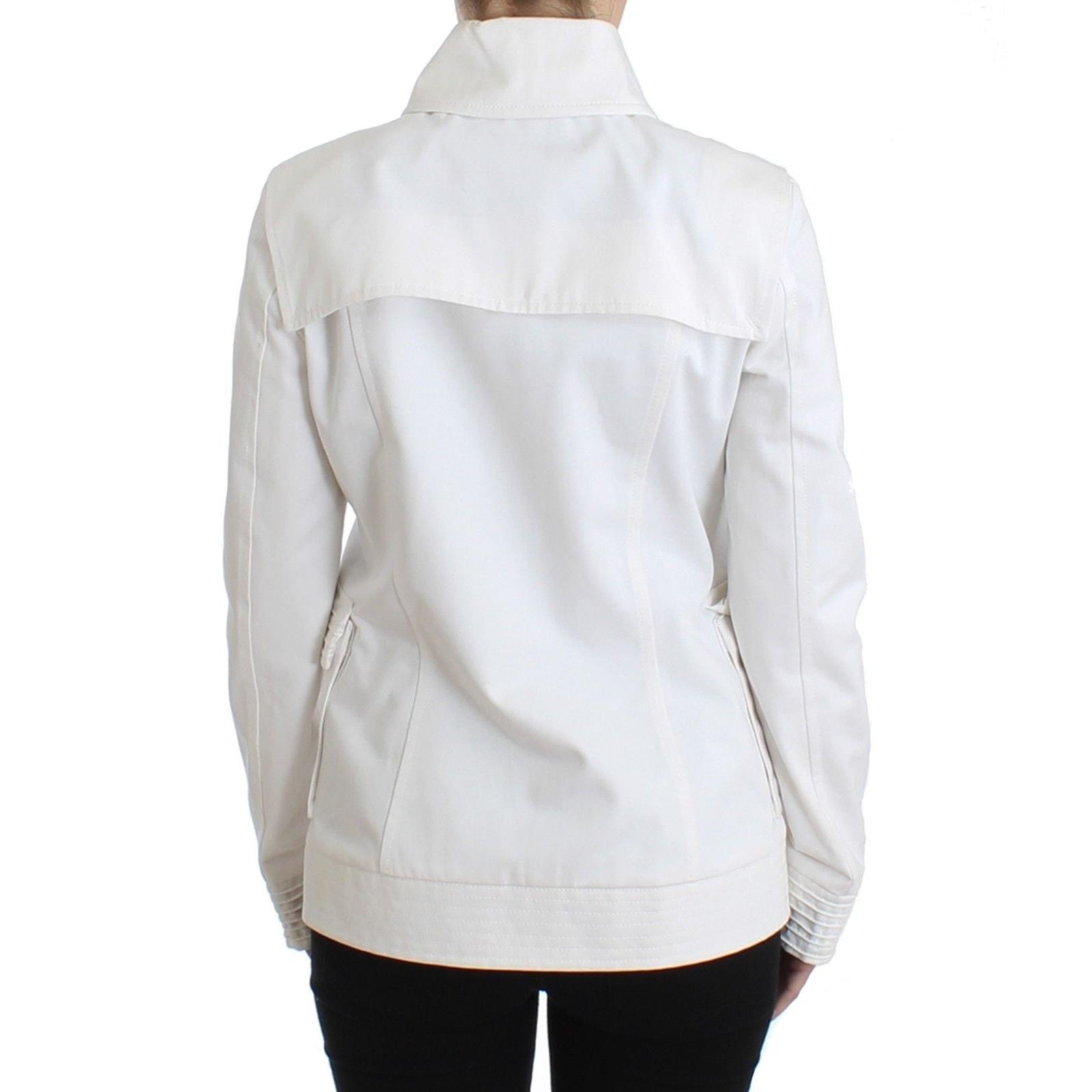 White Double Breasted Jacket Coat Blazer - coffeewithmee2