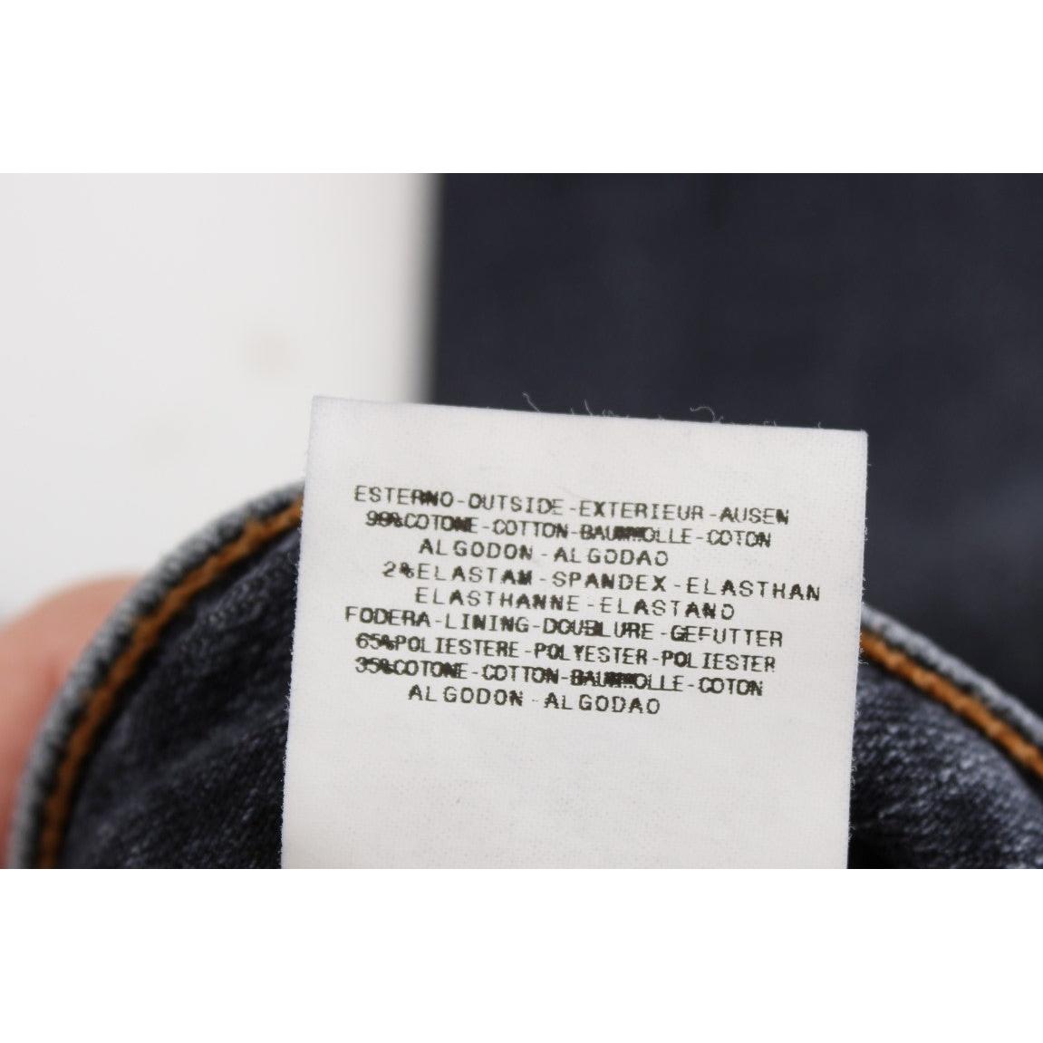 Blue Wash Cotton Blend Slim Fit Jeans - coffeewithmee2