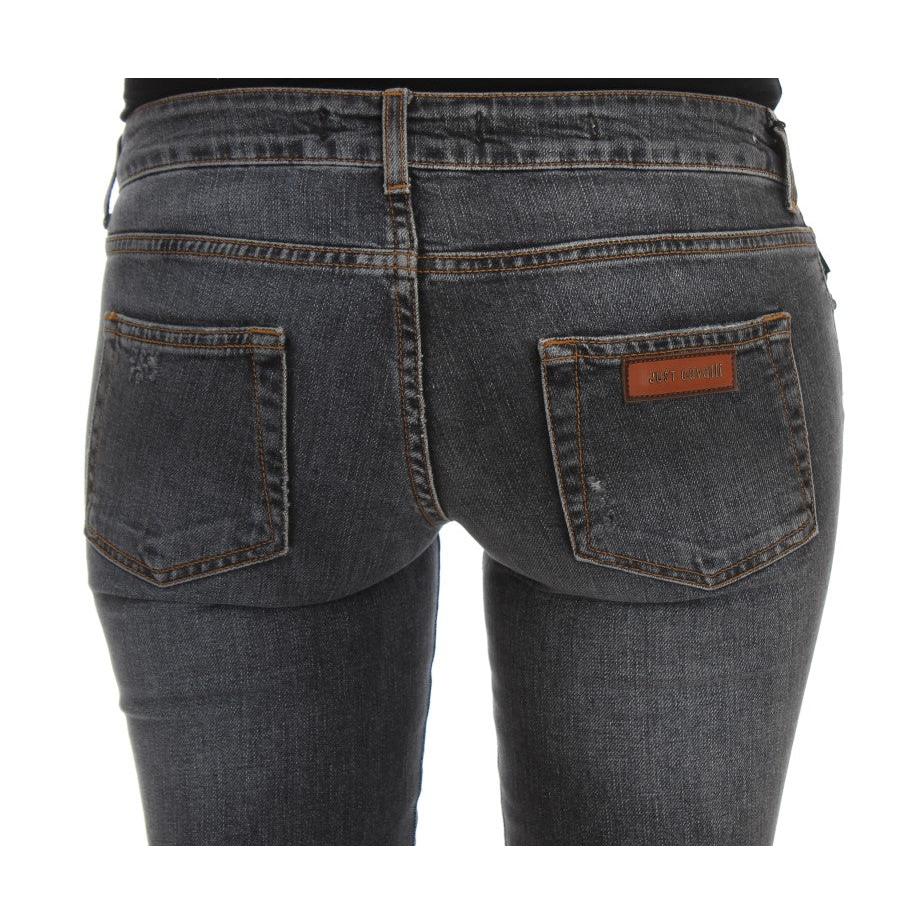 Blue Wash Cotton Blend Slim Fit Jeans - coffeewithmee2