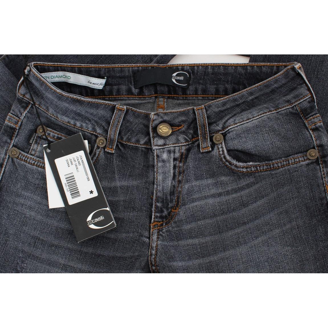 Blue Wash Cotton Blend Slim Fit Jeans - coffeewithmee2