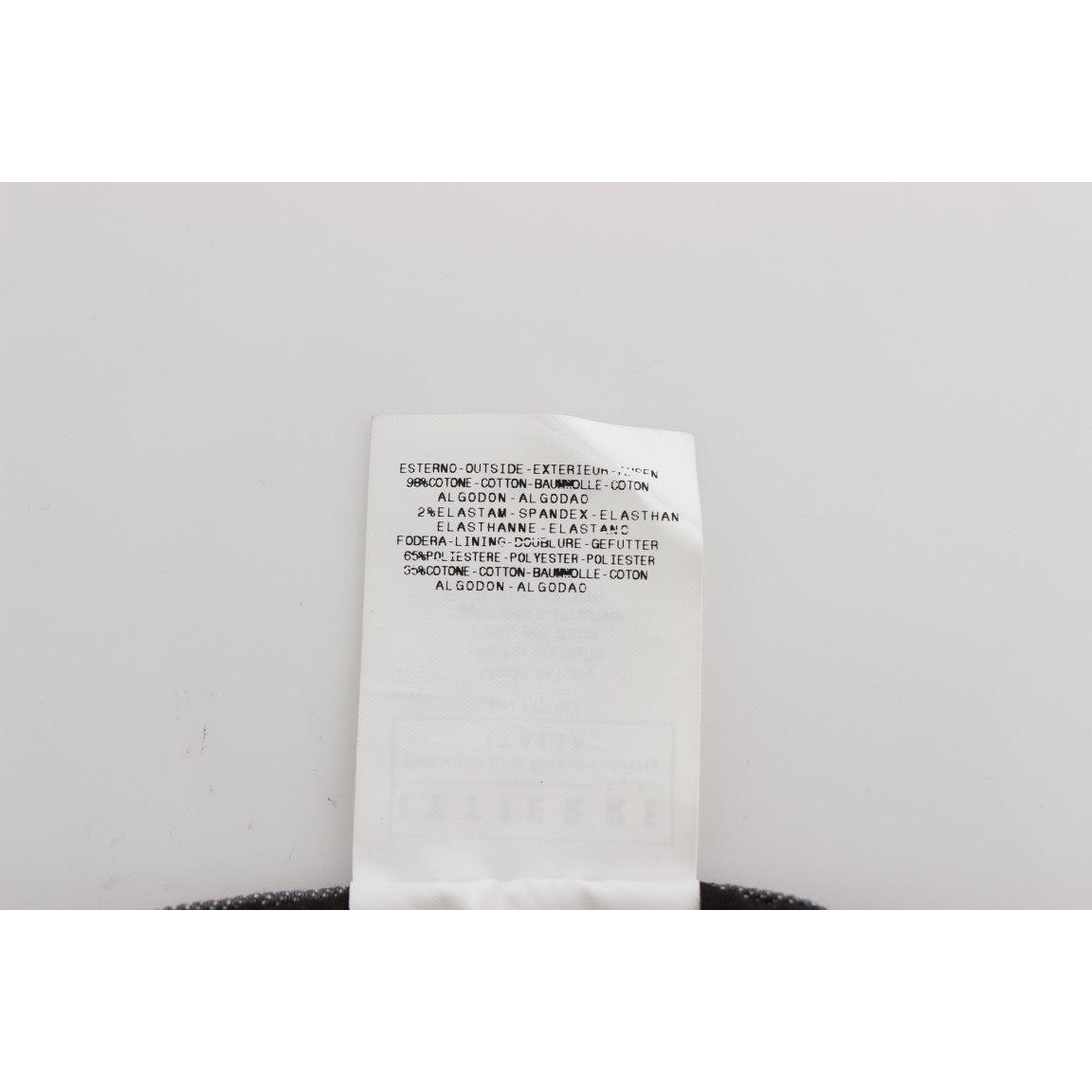 Gray Cotton Blend Slim Fit Jeans - coffeewithmee2