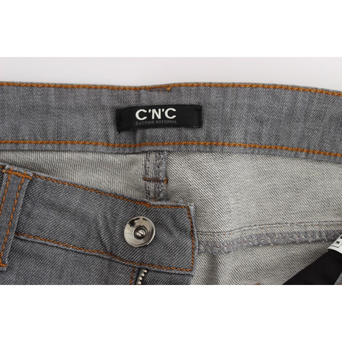 Gray Cotton Regular Fit Denim Jeans - coffeewithmee2