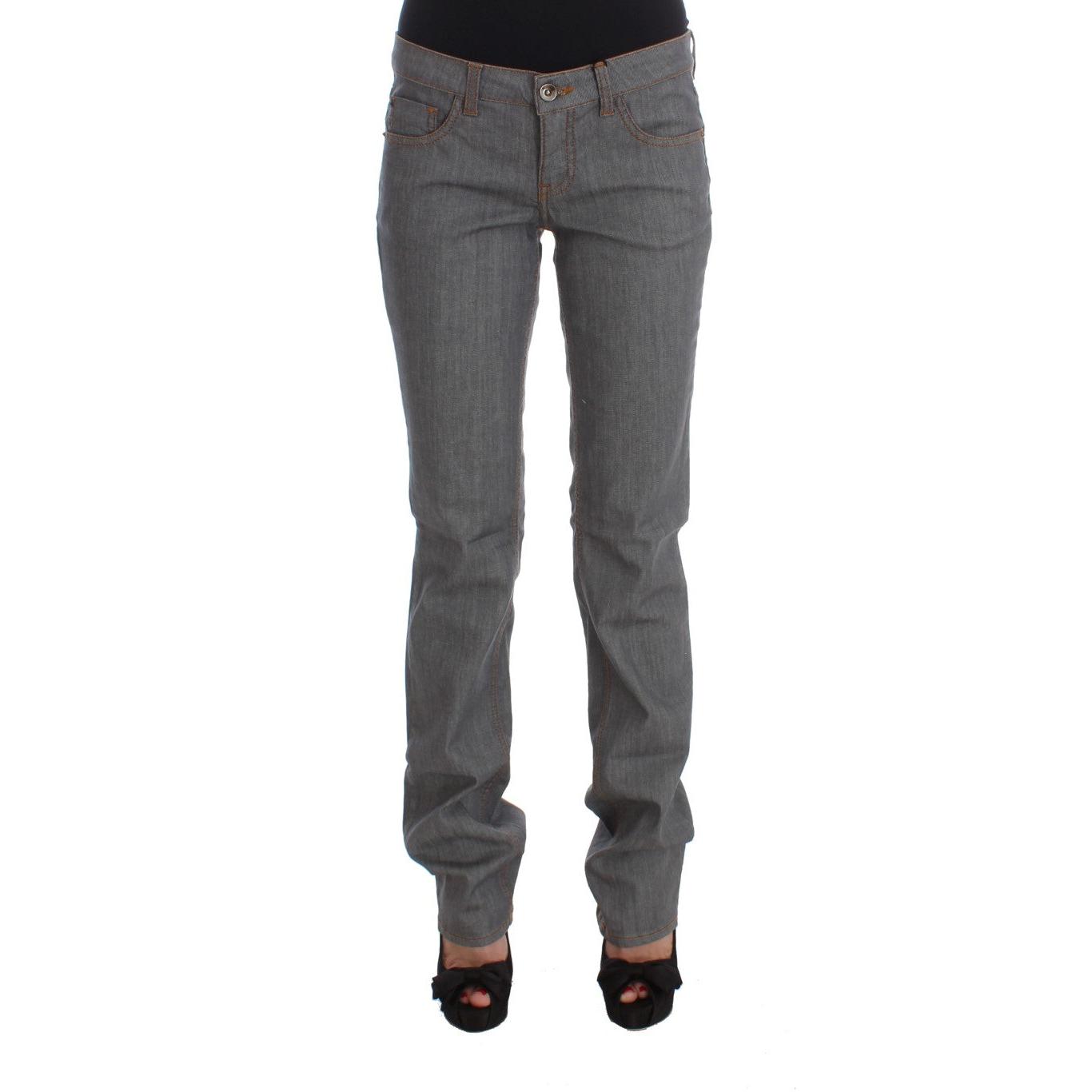 Gray Cotton Regular Fit Denim Jeans - coffeewithmee2