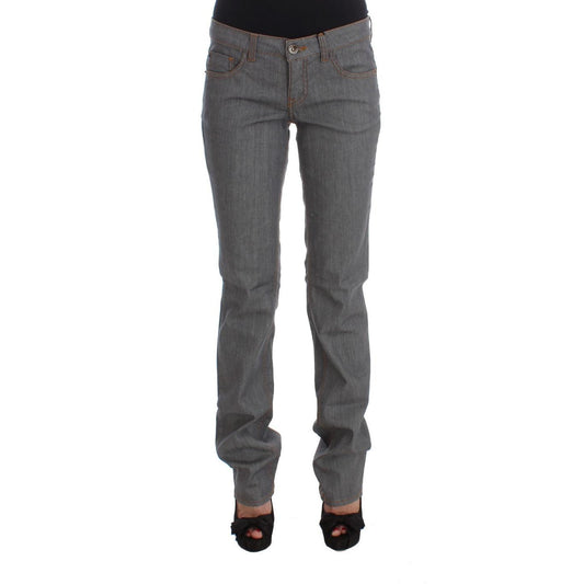 Gray Cotton Regular Fit Denim Jeans - coffeewithmee2