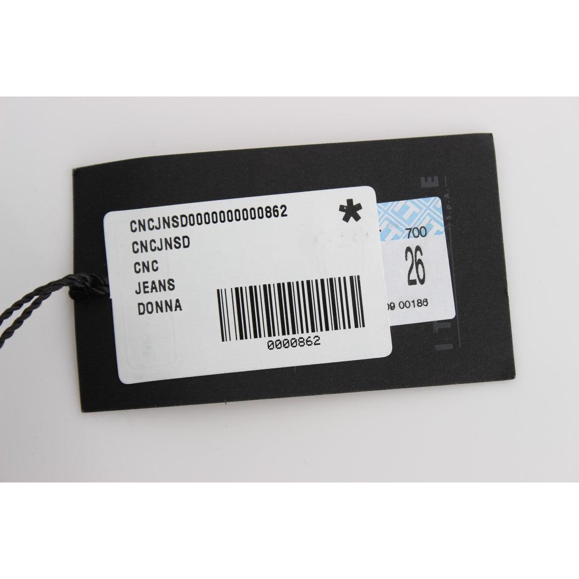 Blue Cotton Slim Fit Bootcut Jeans - coffeewithmee2