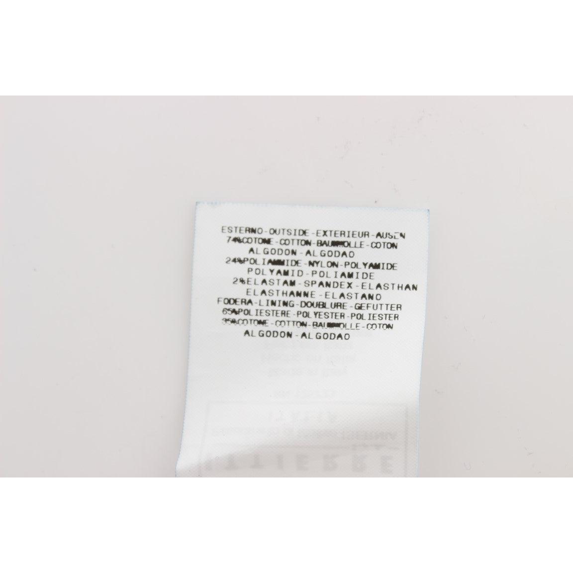 Blue Cotton Blend Slim Fit Jeans - coffeewithmee2