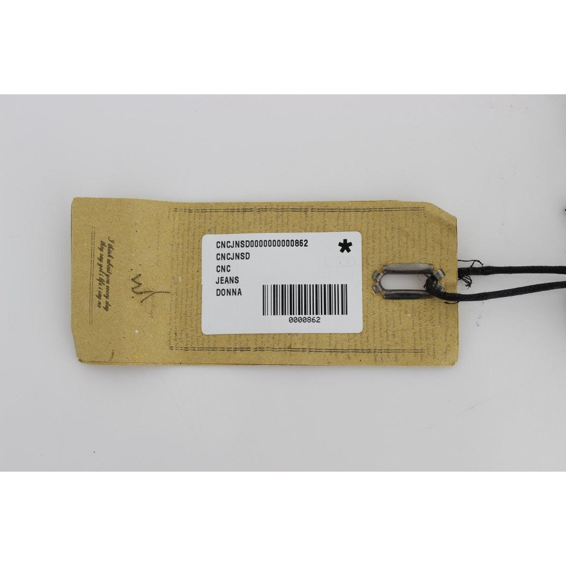 Blue Cotton Blend Slim Fit Jeans - coffeewithmee2