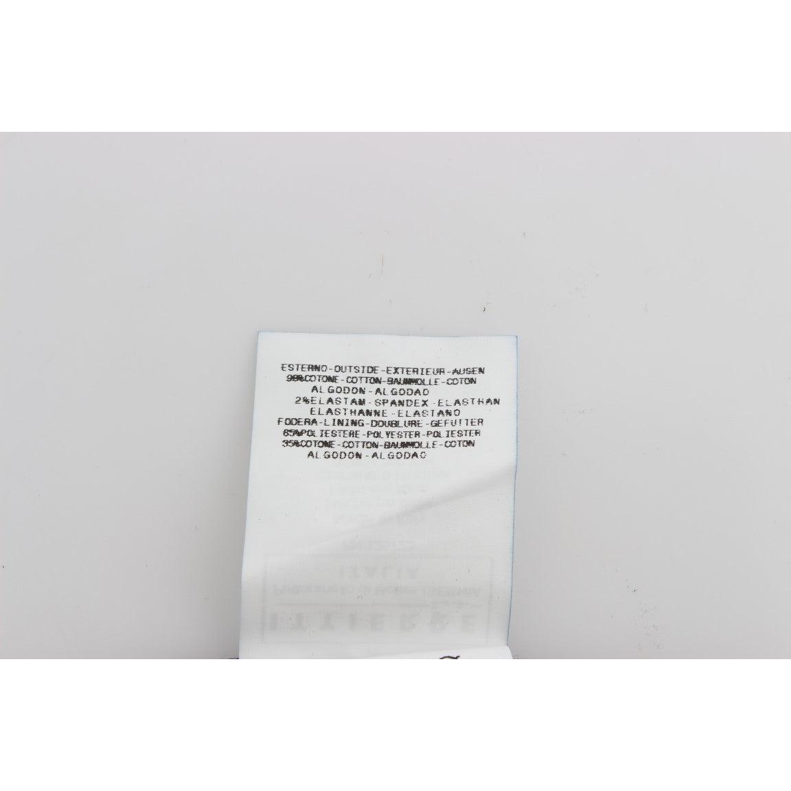 Blue Cotton Blend Slim Fit Jeans - coffeewithmee2