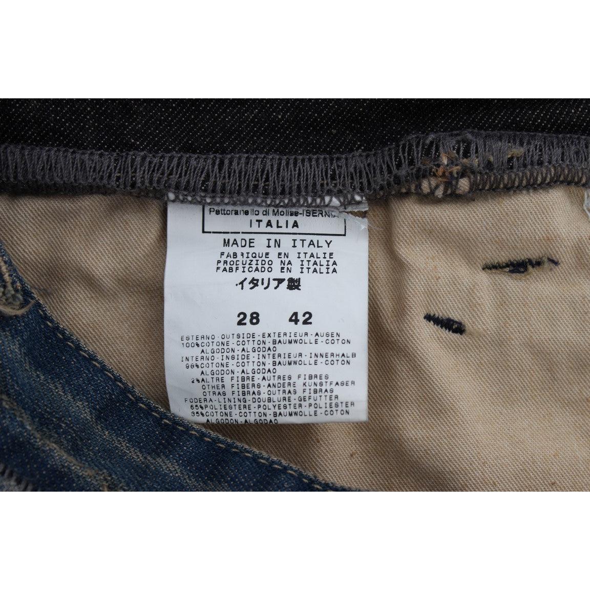 Blue Cotton Boyfriend Denim Jeans - coffeewithmee2