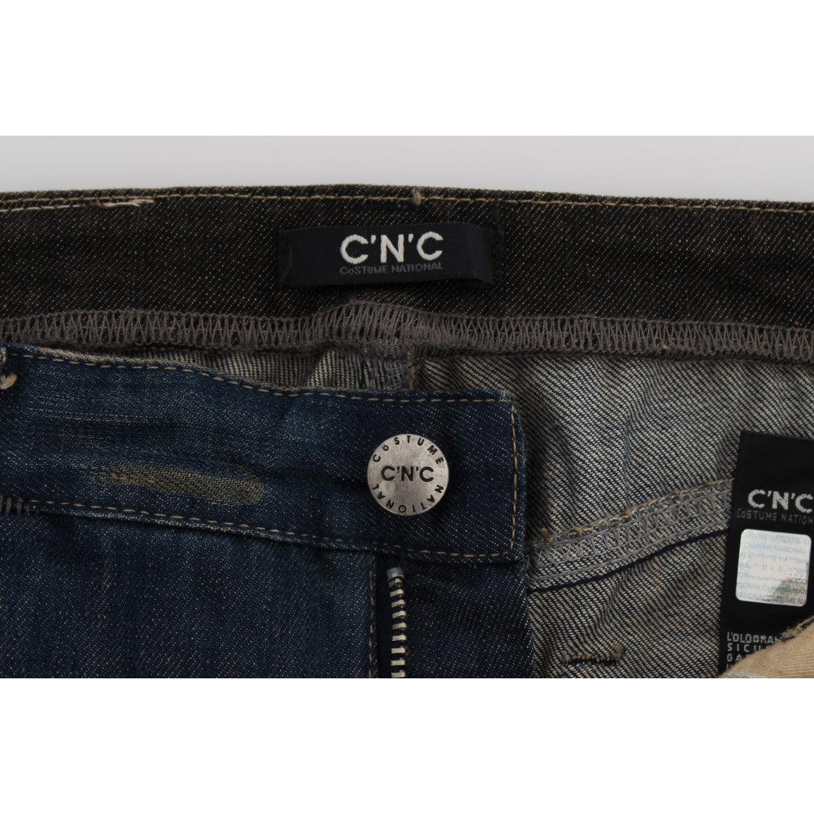 Blue Cotton Boyfriend Denim Jeans - coffeewithmee2