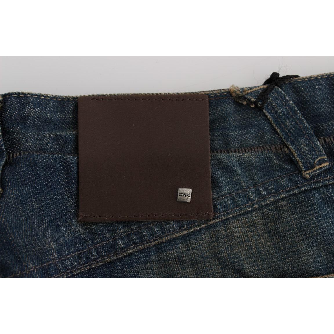 Blue Cotton Boyfriend Denim Jeans - coffeewithmee2