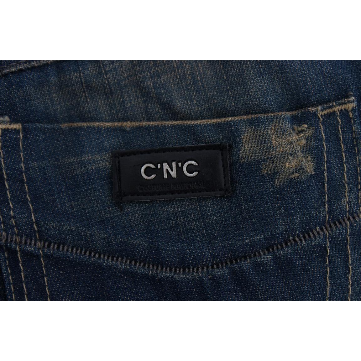 Blue Cotton Boyfriend Denim Jeans - coffeewithmee2