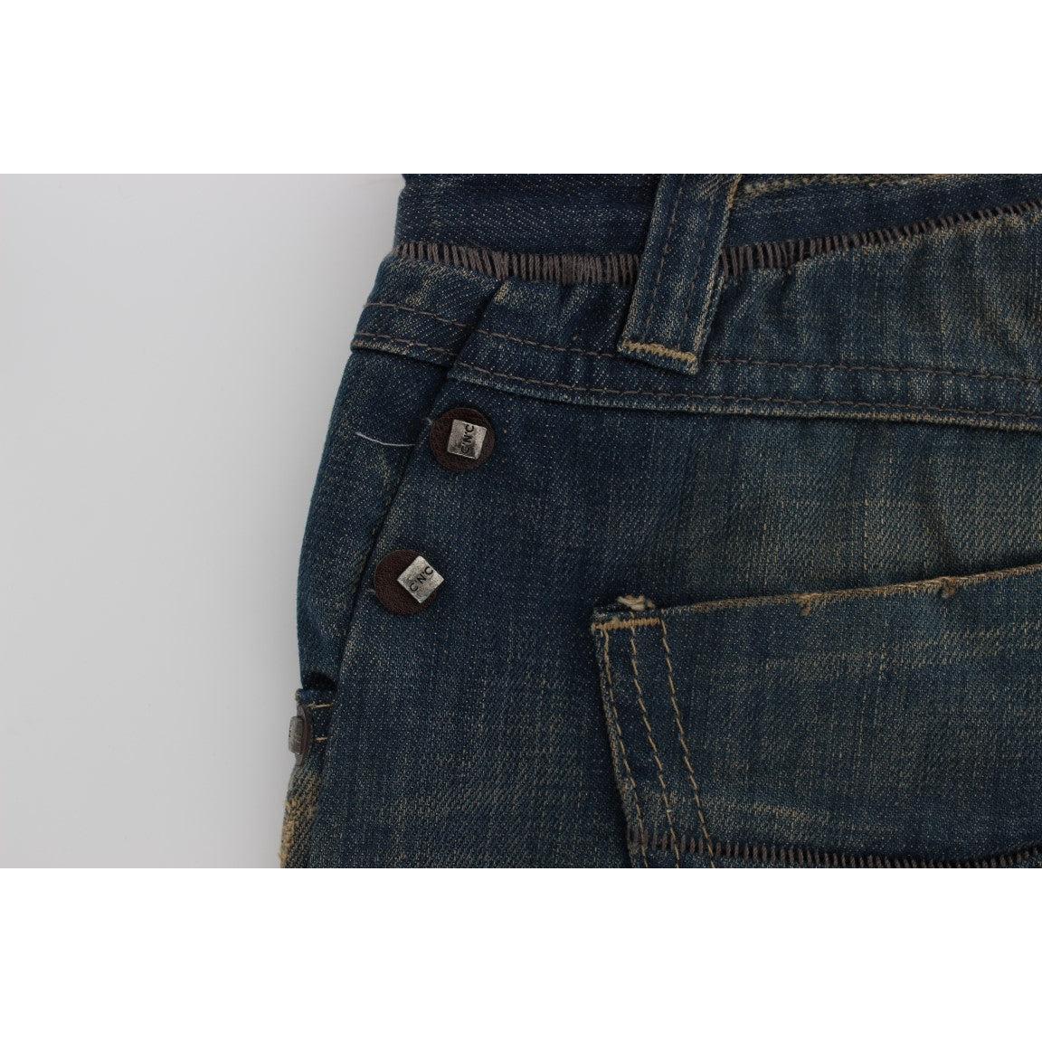 Blue Cotton Boyfriend Denim Jeans - coffeewithmee2