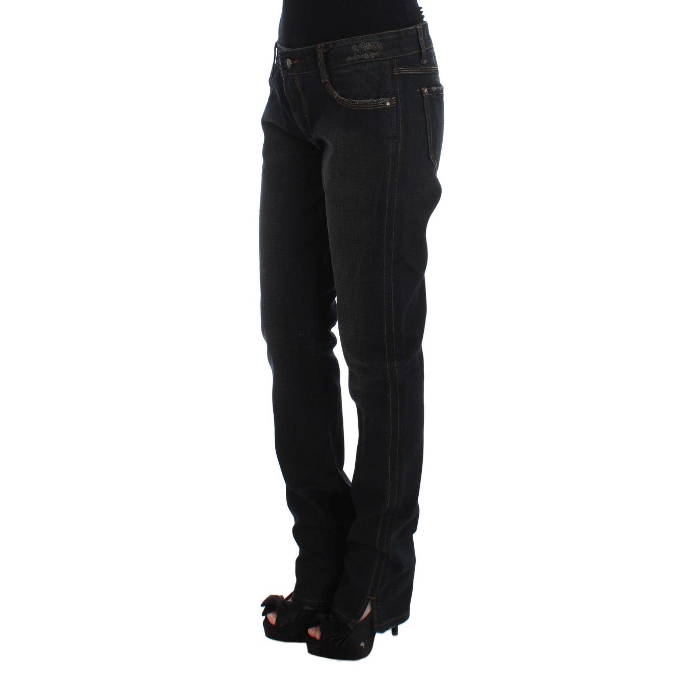 Blue Wash Cotton Boyfriend Jeans - coffeewithmee2