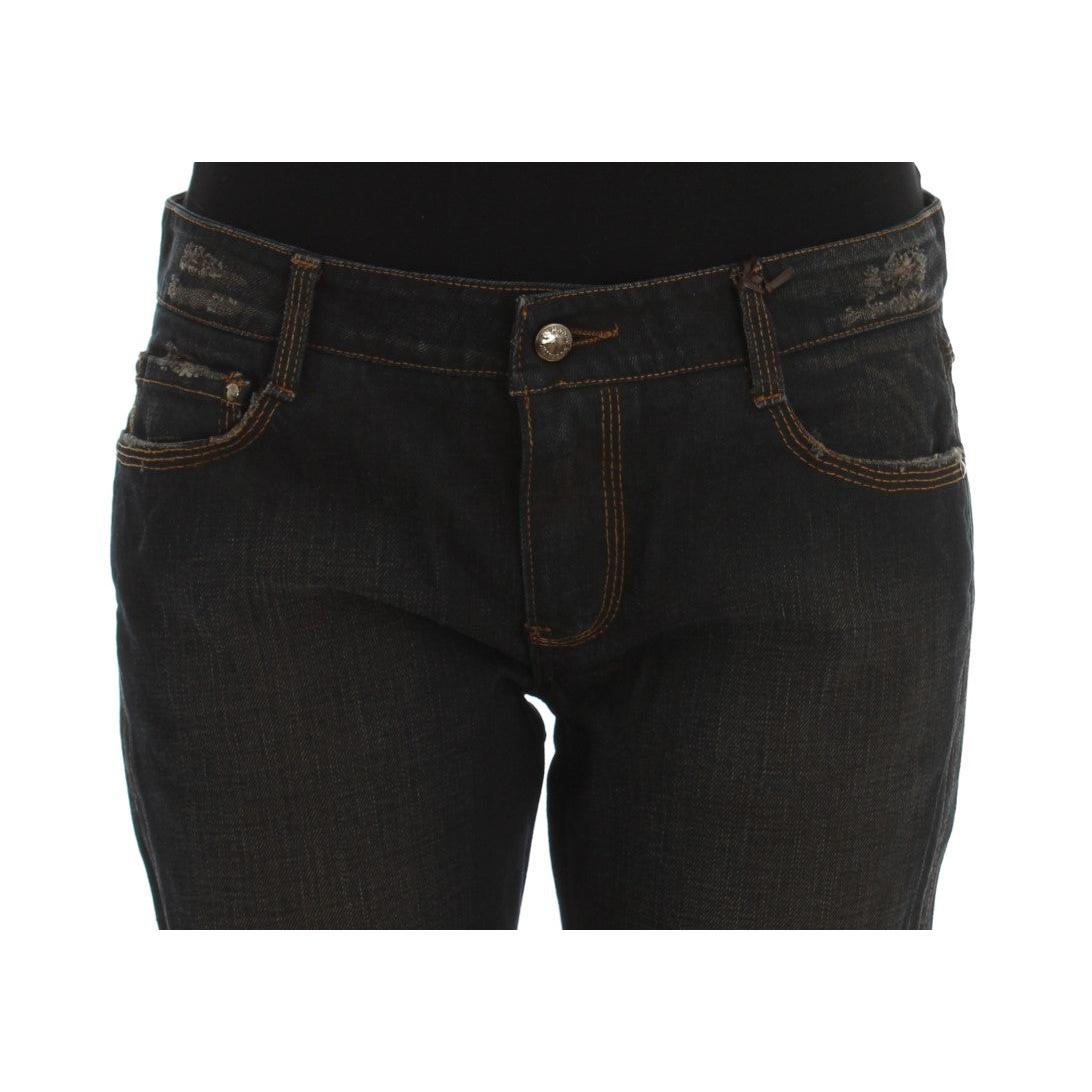 Blue Wash Cotton Boyfriend Jeans - coffeewithmee2