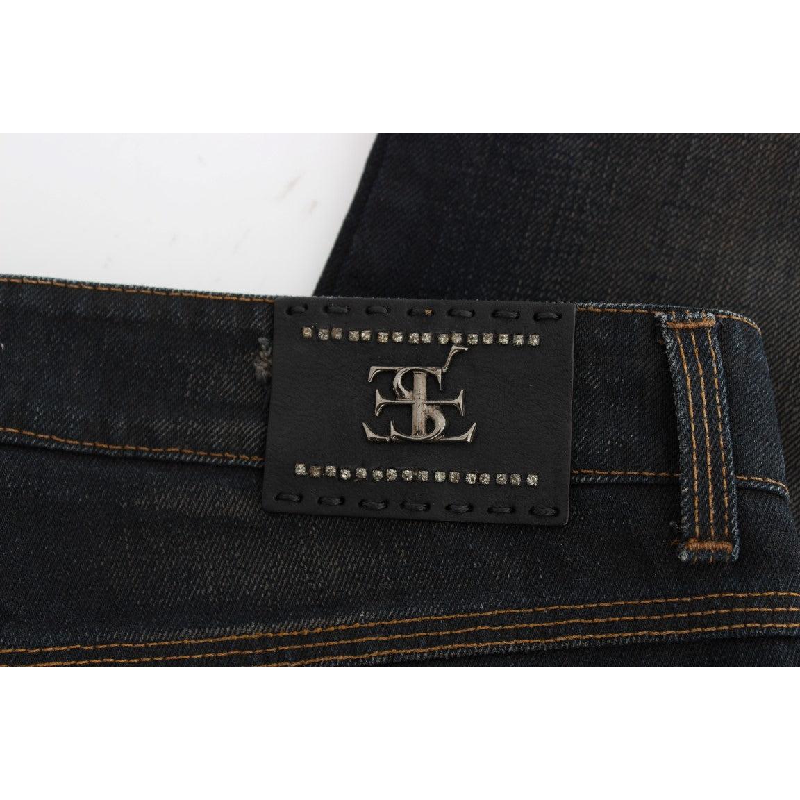 Blue Wash Cotton Boyfriend Jeans - coffeewithmee2