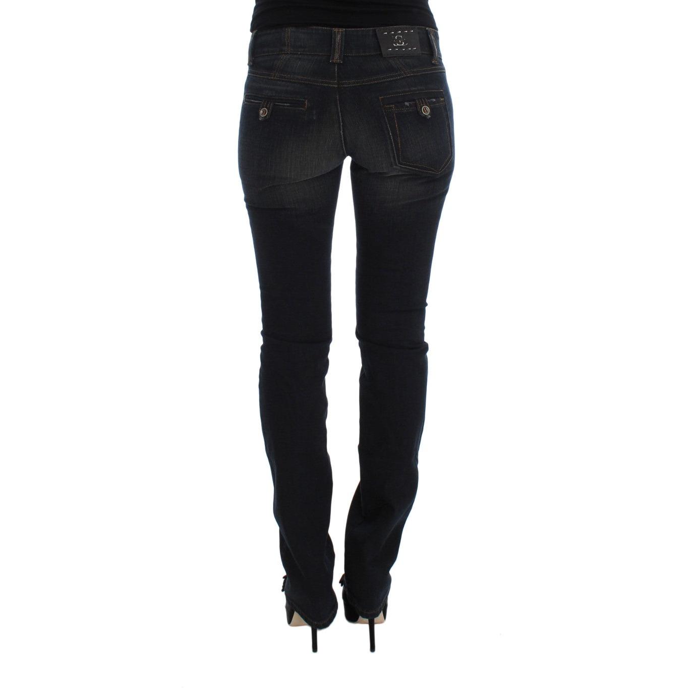 Blue Wash Cotton Slim Fit Jeans - coffeewithmee2