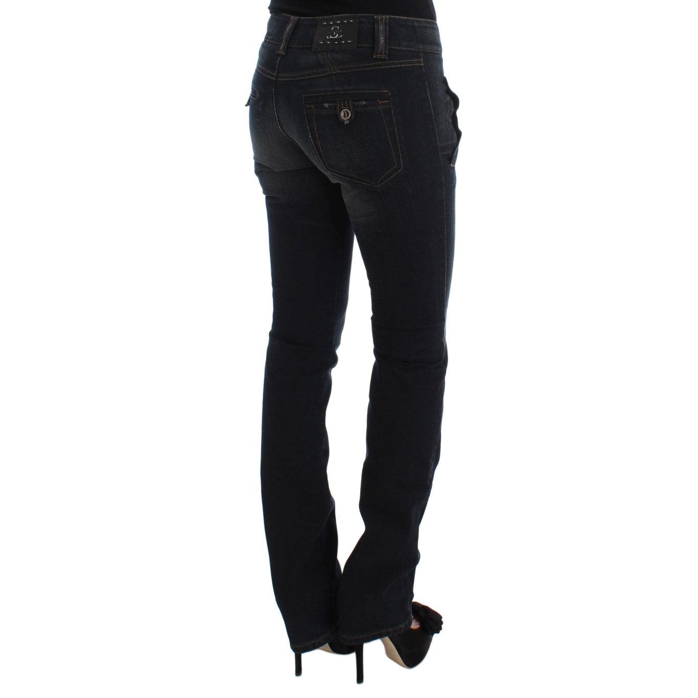 Blue Wash Cotton Slim Fit Jeans - coffeewithmee2