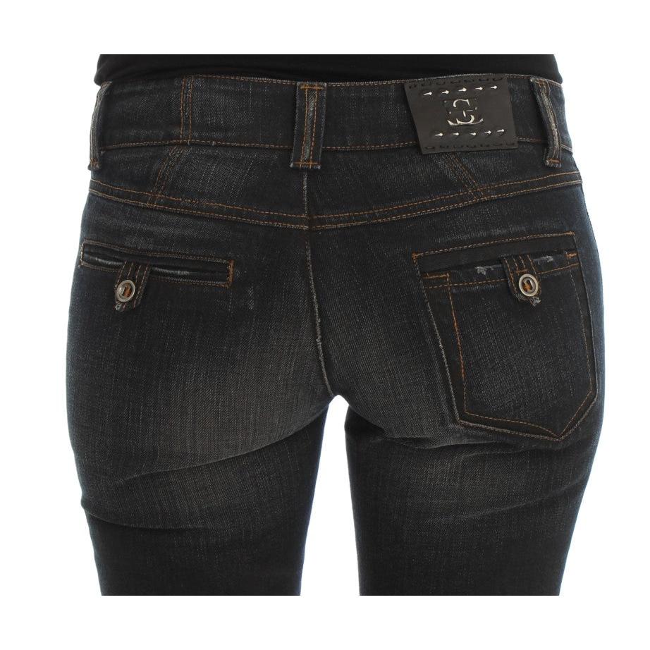 Blue Wash Cotton Slim Fit Jeans - coffeewithmee2