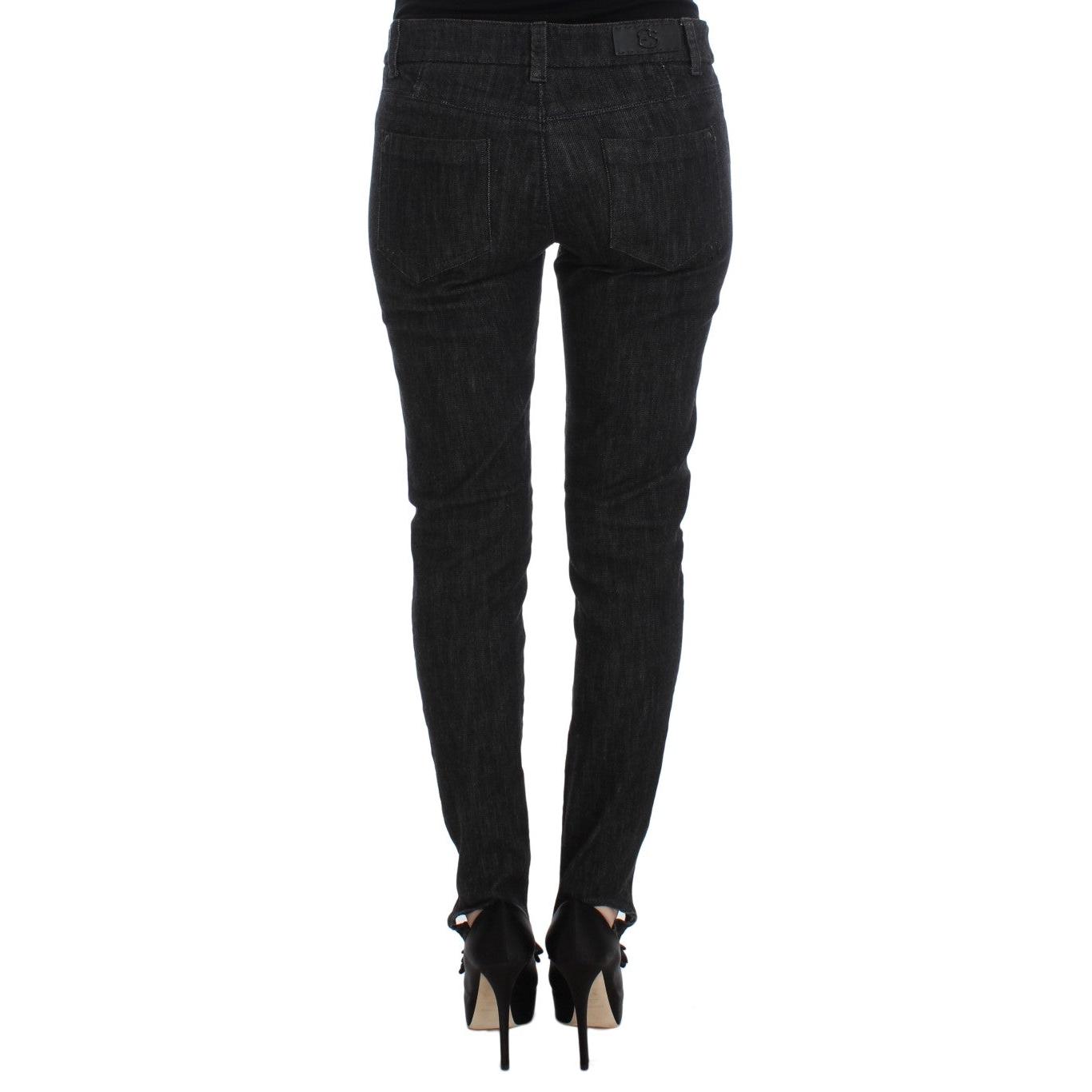 Blue Cotton Slim Fit Denim Jeans - coffeewithmee2