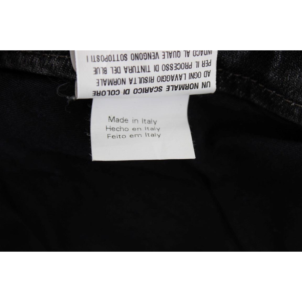 Gray Wash Cotton Blend Stretch Jeans - coffeewithmee2