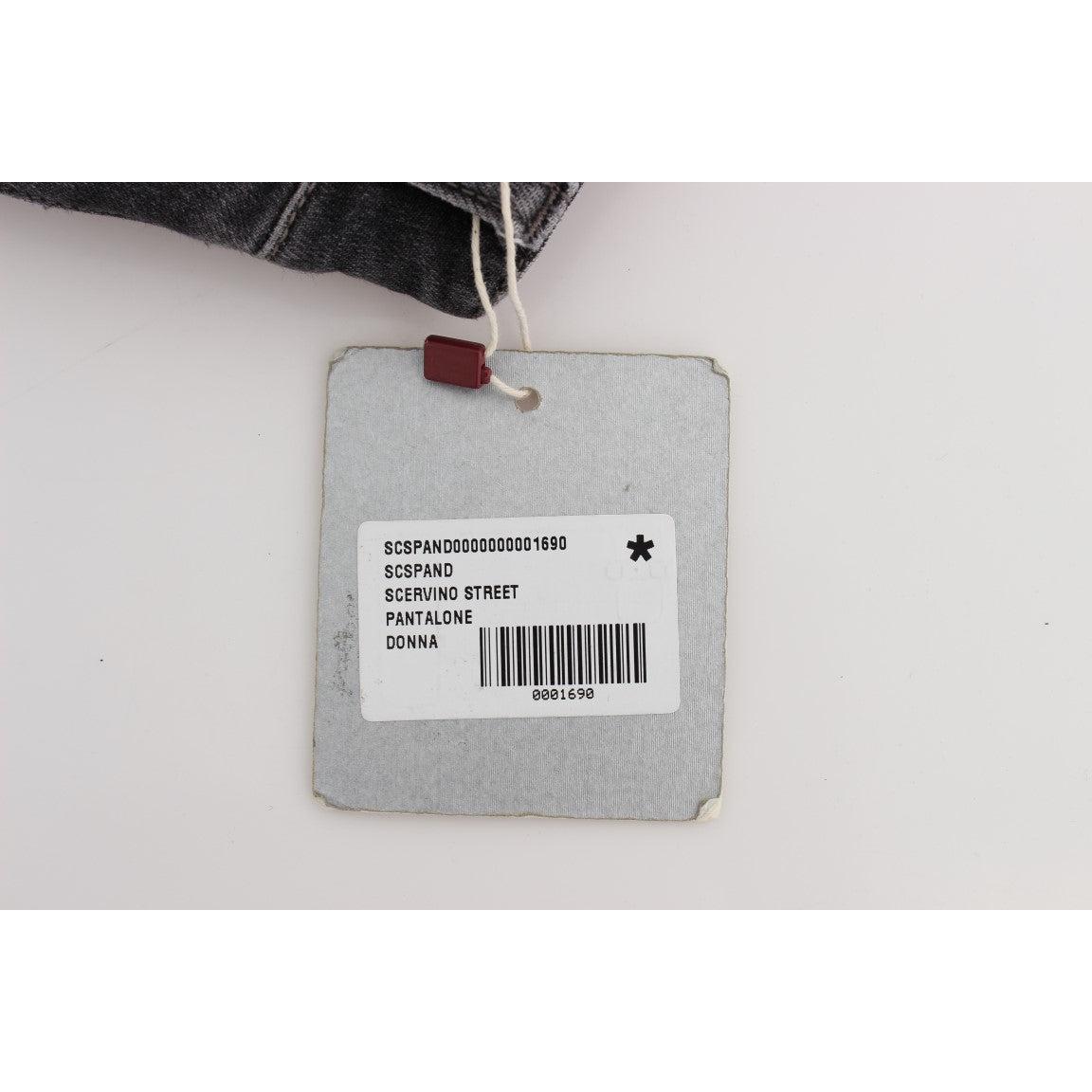 Gray Wash Cotton Blend Stretch Jeans - coffeewithmee2