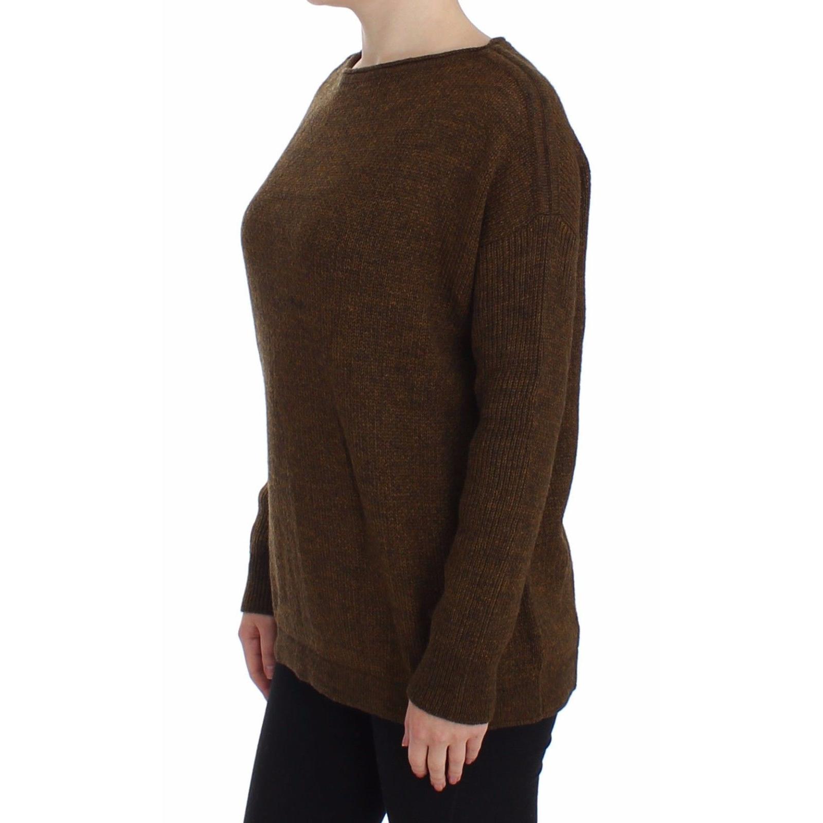 Green Knitted Pullover Sweater Top - coffeewithmee2