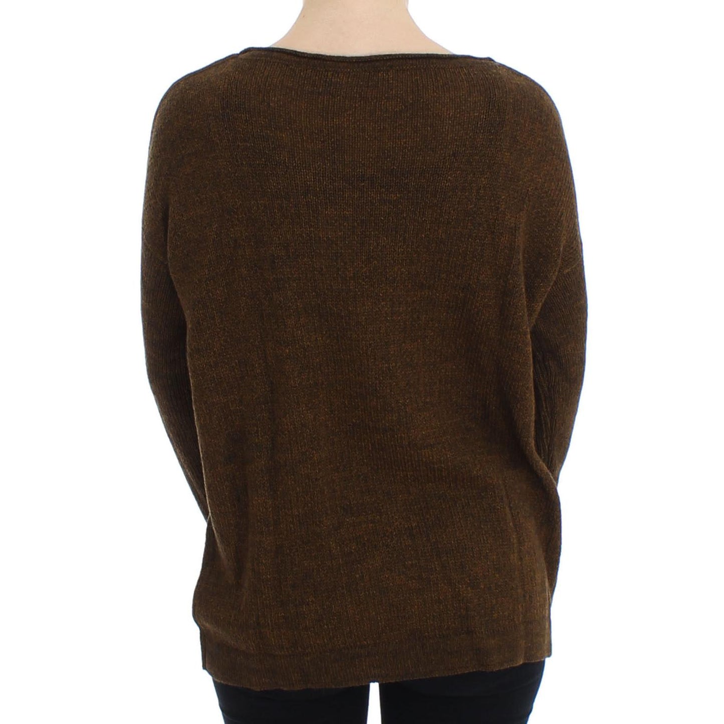 Green Knitted Pullover Sweater Top - coffeewithmee2