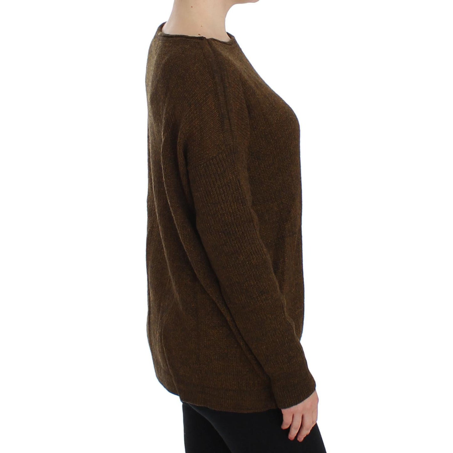 Green Knitted Pullover Sweater Top - coffeewithmee2