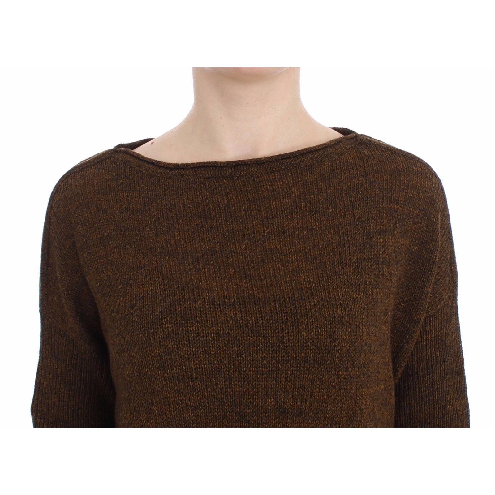 Green Knitted Pullover Sweater Top - coffeewithmee2