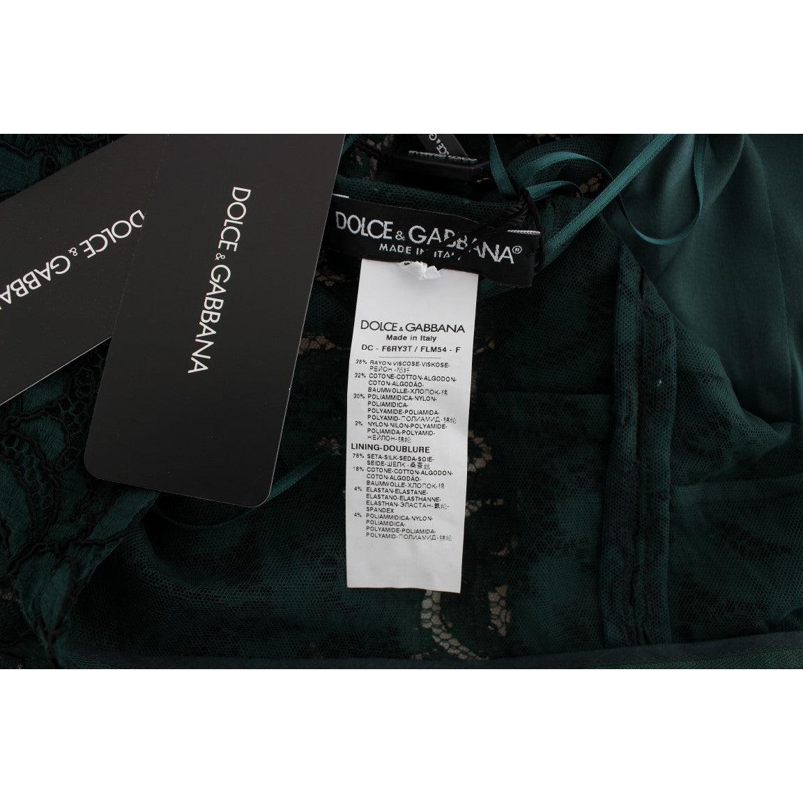 Green Lace Sheath Long Gown Ball Dress - coffeewithmee2