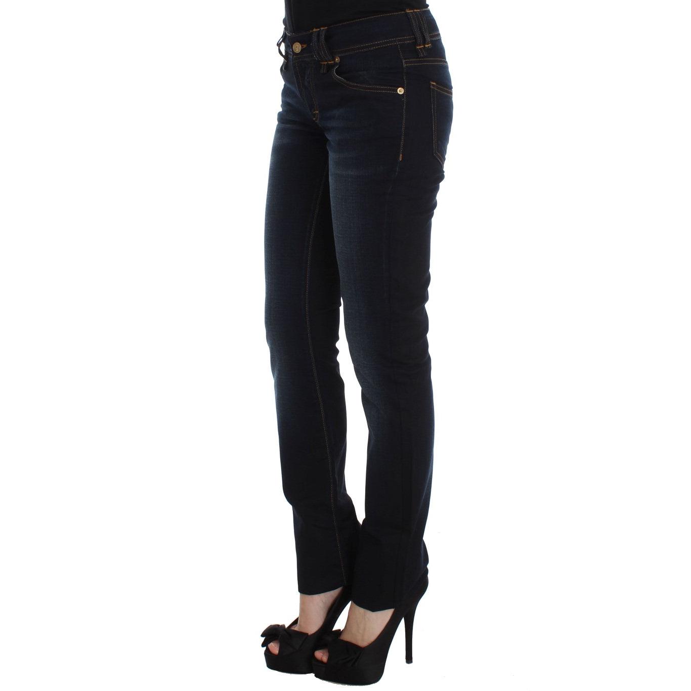 Blue Wash Cotton Slim Fit Jeans - coffeewithmee2