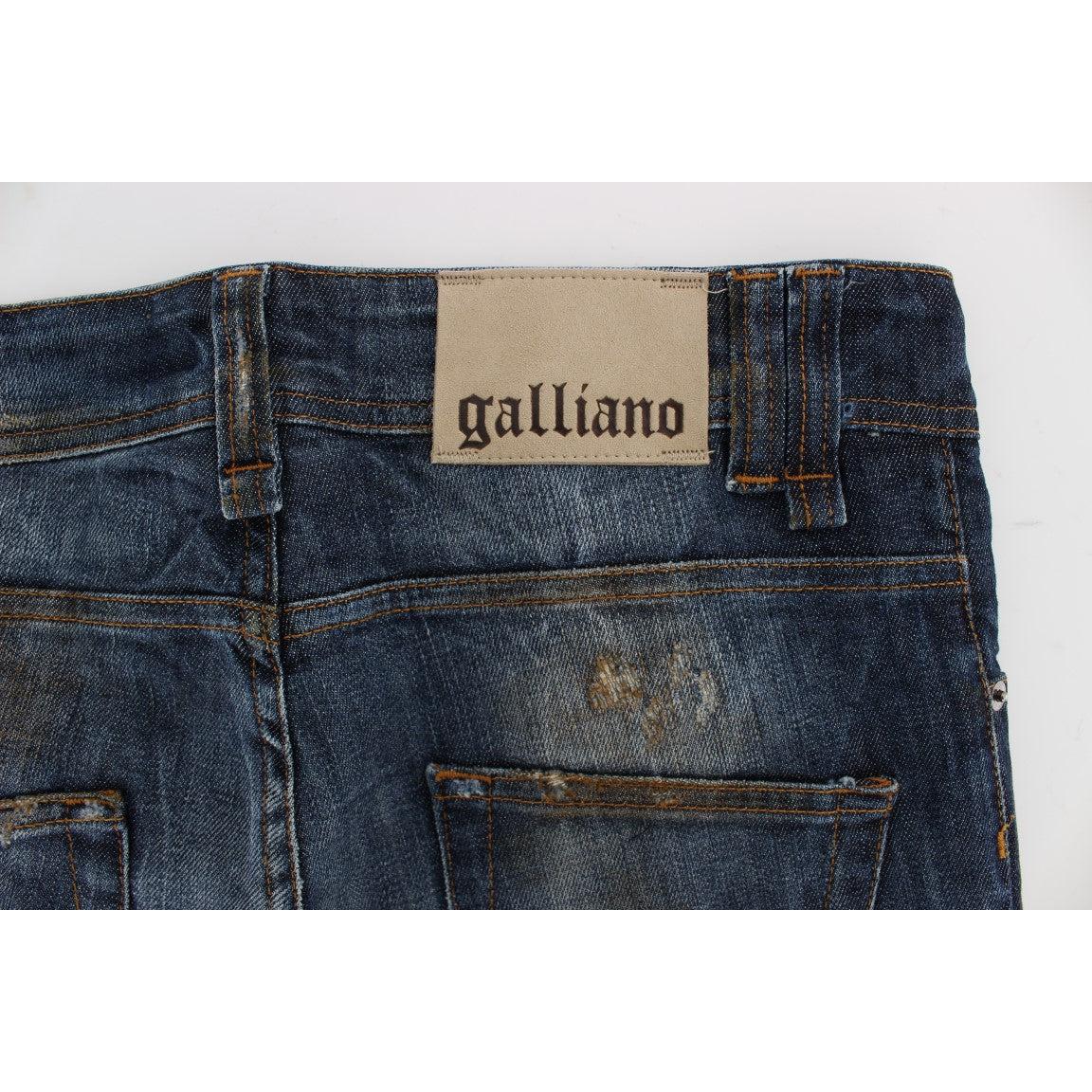 Blue Wash Cotton Boyfriend Fit Cropped Jeans - coffeewithmee2