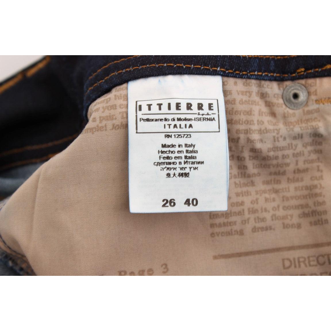 Blue Wash Cotton Blend Boyfriend Fit Jeans - coffeewithmee2