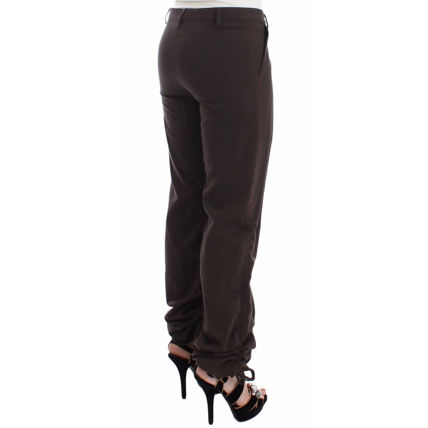 Brown Chinos Casual Dress Pants Khakis - coffeewithmee2