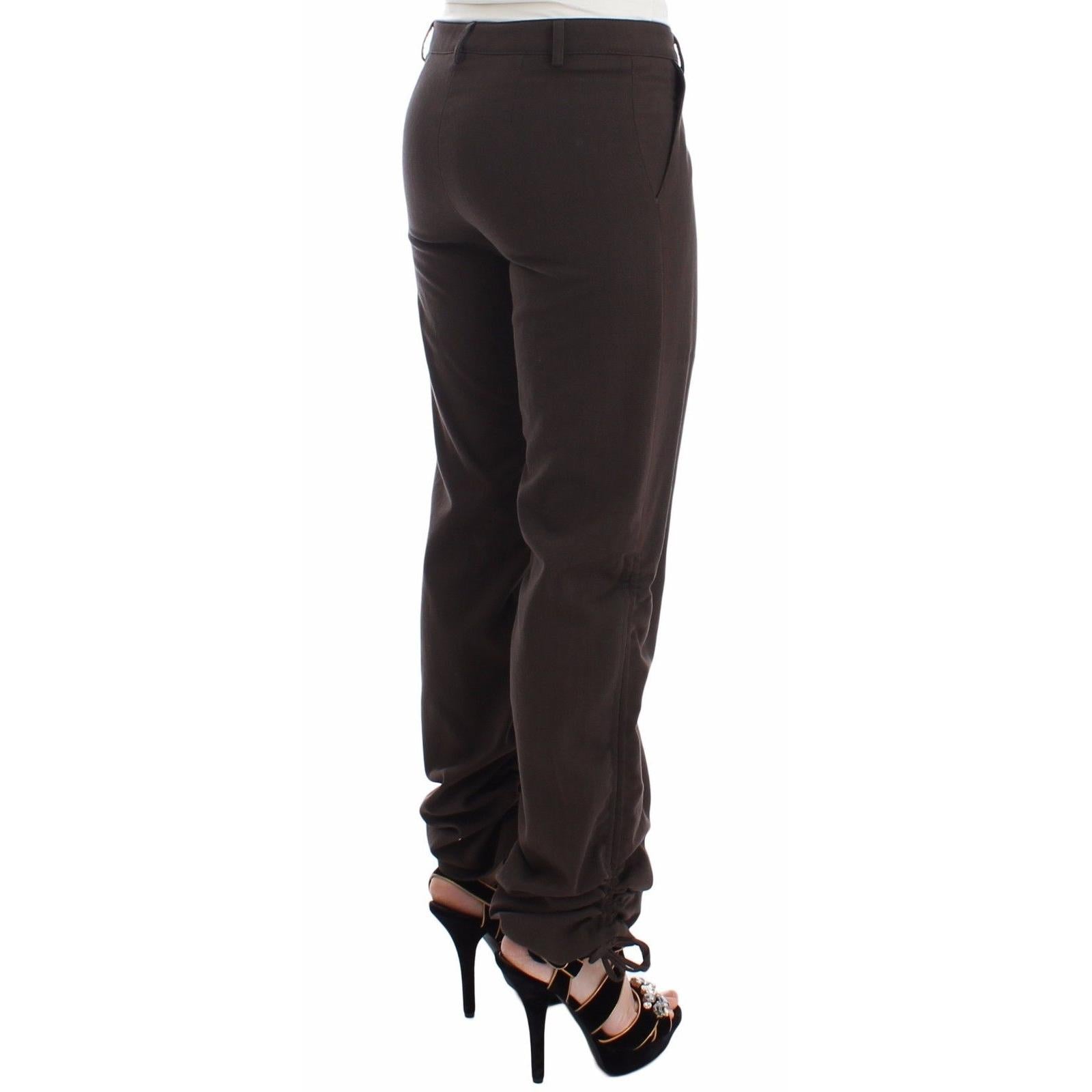 Brown Chinos Casual Dress Pants Khakis - coffeewithmee2