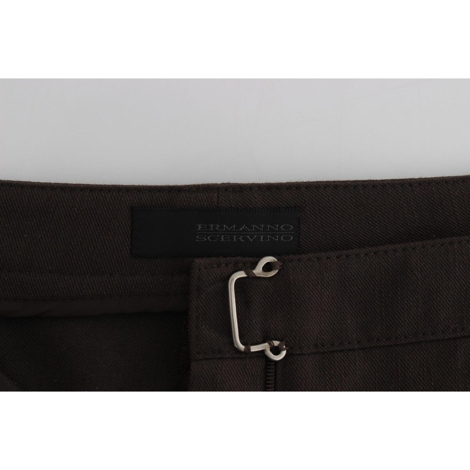 Brown Chinos Casual Dress Pants Khakis - coffeewithmee2